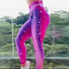 Leggings de Sport imprimés numériques, pantalons de Fitness pour femmes, taille haute, élastiques, de Yoga, d'entraînement, Push Up