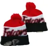 Atlanta Fashion- Beanie Knitted Sports Teams Baseball Football Basketball Beanies Women& Men Pom Fashion Winter Top Caps Sport Knit Hats A2