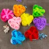 Hochzeitsbevorzugungen 6pcs One Box hochwertige Mixfarben Herzförmige Rosenseife Blume Romantische Badseife Valentinstag Valentinstag Geschenk