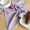 Table Napkin 40x40cm Square Napkins Cotton Linen Plain Color Cloth Kitchen Meal Mat Tea Towel Heat Insulation Pad Home Dinner Decor