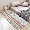 Carpets Luxurious Bohemian Style Cotton Linen Soft Carpet Handmade Tassel Living Room Bedside Mat