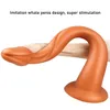 Anal Toys Liquid Silicone Super Long Plug Big Dildos Stimulate Anus and Vagina Soft Dilator Penis Sex Toy Dick Butt Phallus 230923
