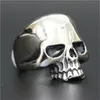 5 pçs novo popular legal crânio anel 316l aço inoxidável homem menino moda design pessoal fantasma crânio ring263x