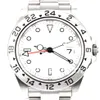 Relógios de 2 cores Super Qualidade BP Factory Maker V2 Ajustar movimento manual de hora 42MM 116570 Movimento automático de aço inoxidável Mechani226M