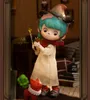 Blindbox Penny Box Puppet Series Mystery Painter Devil Girl Anime Modellpuppen Obtisu11 112bjd Actionfigur Designerspielzeug 230923