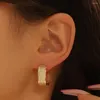 Pendientes colgantes En forma de U Marea Verano Estilo de lujo Zirconio Para Mujer Fiesta personalizada Boda