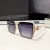 Designer de óculos de sol luxo polarizado óculos de sol personalidade resistente a UV homens mulheres Goggle Retro quadrado óculos de sol óculos casuais com caixa muito agradável