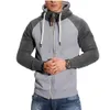 Herrtröjor tröjor herrar varm zip upp tröja jacka hooded hoodie atletic sports running pullover sweatshirt casual outwear long hylsa 230923