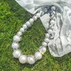 Chokers Vedawas jasny sztuczny naszyjnik perłowy dla kobiet biżuteria na imprezę 230923