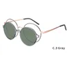 Lunettes de soleil de mode Cadres Ceofy Clip élégant rond sur lunettes de soleil polarisées Femmes Hommes Rétro Marque Designer Lunettes Cadre Magnétique Multifonction CD6816 230923