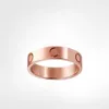 Kärleksskruv Ring Mens Rings Classic Luxury Designer Jewelry Women Titanium Steel Alloy Gold-Plated Gold Silver Rose Fade Never 273p