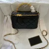 Designer Pouch Handtassen Keten Zakken met Verstelbare Gouden Bal Mode Crossbody Tassen 6 Kleuren Geschenken 19x12x4.5cm