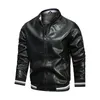 Men's Jackets 2023 Autumn and Winter Casual PU Leather Clothes Spot Stand Neck Jacket Coat 230923