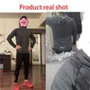 Erkek Hoodies Sweatshirts Kamb Ceket Uzun Kollu Tişört Koşuyor Eğitim Giysileri Hızlı Kuru Nefes Alabaş Spor Tişörtleri Erkekler için 230923