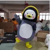 Costume de mascotte de pingouin pour adulte, tenue d'halloween et de noël, personnage de dessin animé, vêtements avec dépliants publicitaires