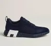 Mannen casual schoenen Stuiteren sneaker zwart mesh runner trainers Geitenleer Lichte Zool Casual Wandelen Goedkope koop Schoeisel 38-46