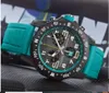 Topp Luxury Men's Watch Quartz Endurance Pro Avenger Chronograph 44mm Watches Flera färger Gummi Män klockor Glass Wristwatches Breitling -03