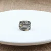 Dy ring torsadé des anneaux de créateurs femmes femme argentée plaqué vintage croix x forme de mariage hallet de mariage hanp