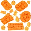 Altri articoli per feste per eventi Halloween spaventoso zucca Stampo in silicone Cappello fantasma Teschio Cubo di ghiaccio Cioccolato Cibo Teglia Biscotto Torta biscotto 230923