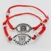 Bracciale regolabile con cordino rosso fortunato per occhio malvagio Hamsa String da 50 pezzi NEW318L