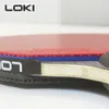 Masa Tenis Raquets Loki 9 Yıldız Profesyonel Ping Pong Raket Saldırı-Döngü Yüksek Yapışkan Masa Tenis Raket Karbon Bıçağı Raket 230923