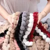 Scarves 2M 4cm Faux Rex Fur Trim Plush Apparel Fabric Ribbon Tapes Coat Hood Garment Crafts Collar Hat Diy Sewing Accessories