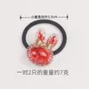 Hair Accessories 2pcs/lot Colorful Bubble Ball Cute Kawaii Long Elastic Band For Girl Children Red Ties