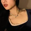 AOMU Nuovo Design Retro Collana di perline a forma speciale con catena di perle per donna Uomo Coppia Muti Bead Clavicola Sexy Party Club Jewelry1894