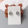 Stud Tiny Metal Stud Earrings for Women Gold Color Twist Round Earrings Small Unusual Earrings boucles d'oreilles Fashion Jewelry 230923