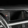 카본 파이버 스티커 자동차 내부 콘솔 GPS 내비게이션 NBT 화면 프레임 커버 트림 자동 액세서리 A4 B8 A5 09-16 CAR STY177N
