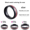 Cockringe Metall Donuts Penisringe Schwarzer Stahl Cockring Penisverzögerungsring Erektion für Männer 40 mm 45 mm 50 mm 230923