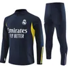 2023 2024 2025 Real Madrids Tracksuit Training Suit Vini JR Bellingham 23/24/25 Real Madrides Long Sleeves Men Kids Sporting Words Thandal Futbol Survlement