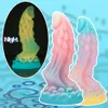 DildosDongs Luminosi vibratori enormi Anal Butt Plug Drago Mostro Dildo Gspot Masturbazione Ventosa Silicone morbido Giocattoli adulti del sesso per le donne 230923