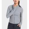 Vertical Rib 2.0 High Elastic Yoga Coat Cropped Jacket Tight Sports Running Zipper Short Gym Clothes Sweater