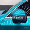 Enveloppe de vinyle métallique brillant bleu lac pour enveloppe de voiture avec bulle d'air perle bleu bonbon style de voiture revêtement de bateau de véhicule taille 1 52316k