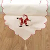 Table Runner 40 170cm Christmas Santa Claus Runners Modern Coffee Flag Year Xmas Tassels Home Textile Decoration