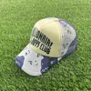 Diseñador Casquette Letras Billones Bordado Moda Street Trucker Cap Casual Béisbol Sombrero 844 562