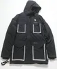 メンズダウンパーカストップトラプスターコートメンメン女性刺繍光沢の黒いイルゲットジャケットデタッチ可能なフード高品質の冬ジャケットXS-XXL