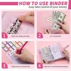 Filing Supplies 26Pcs A6 Budget Binder Cash Envelopes for Money Saving Organizer with Zipper Pockets Budget Sheets and Self-adhesive Labels 230923