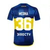 Fans de joueurs CAVANI Boca Juniors Soccer Jerseys 2023 2024 MARADONA BENEDETTO MARCOS ROJO CARLITOS TEVEZ BARCO MEDINA 20 21 22 23 24 FINAL Football Hommes Enfants Chemise