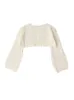 Kvinnors tröjor Autumn Short Hollow Out White Sweater Pullovers Women Korean Vintage Fashion Y2K Streetwear Long Sleeve Top Loose Knitwear 230923