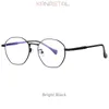 Sonnenbrille CR39 Gläser Blaulicht blockierende Lesebrille Männer Frauen Rezeptoptik Myopie Presbyopie Brillen Metall Brillengestell