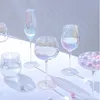 Weingläser, Regenbogen-rotes Glas-Set, Trinkgeschirr, Trinkbecher für zu Hause, bunter Cocktail-Champagner-Kristall 230923