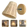 Wall Lamp Bedside Light Rattan Pendant Lights Mounted Modern Night Japanese-style Simple Bedroom