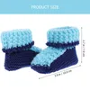 Sandals Infant Booties Shoes Crochet Born Baby Knitted Handmade Knitting Cable Bootie Sneakers Supplies Warm Hand