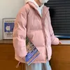 Jaquetas masculinas Parka Homens Oversize Harajuku Bolha Colorida Casaco de Inverno Mens Streetwear Hip Hop Mulher Coreana Quente 230923