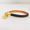 Bracelets Bracelet de créateur de luxe classique charme de marque marron bracelet monogramme bracelet en cuir bracelet de verrouillage en métal pour hommes femmes de haute qualité Enga