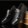Sandals Men Genuine Leather Cowhide Male Summer Shoes Outdoor Beach Slippers Business Casual Roman 38-48