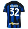 21 22 2023 2024 inter home away soccer jerseys dzeko lautaro j correa calhanoglu campioni jersey 21 22 23 milan vidal barella men kids kits football shirts