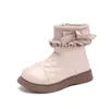 Boots Girls Boots Solid Color Children Chelsea Boots PU Simple Cute Flounce Kids Sock Boots Elegant Princess Drop 230923